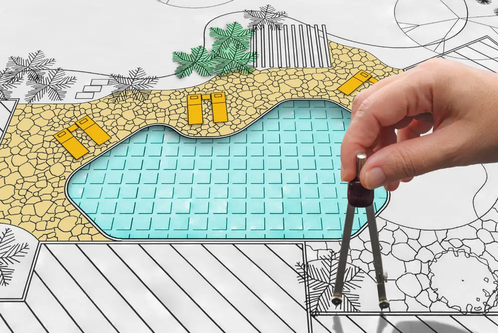How to Build Your Own Pool on a Sloped Plot in the UK