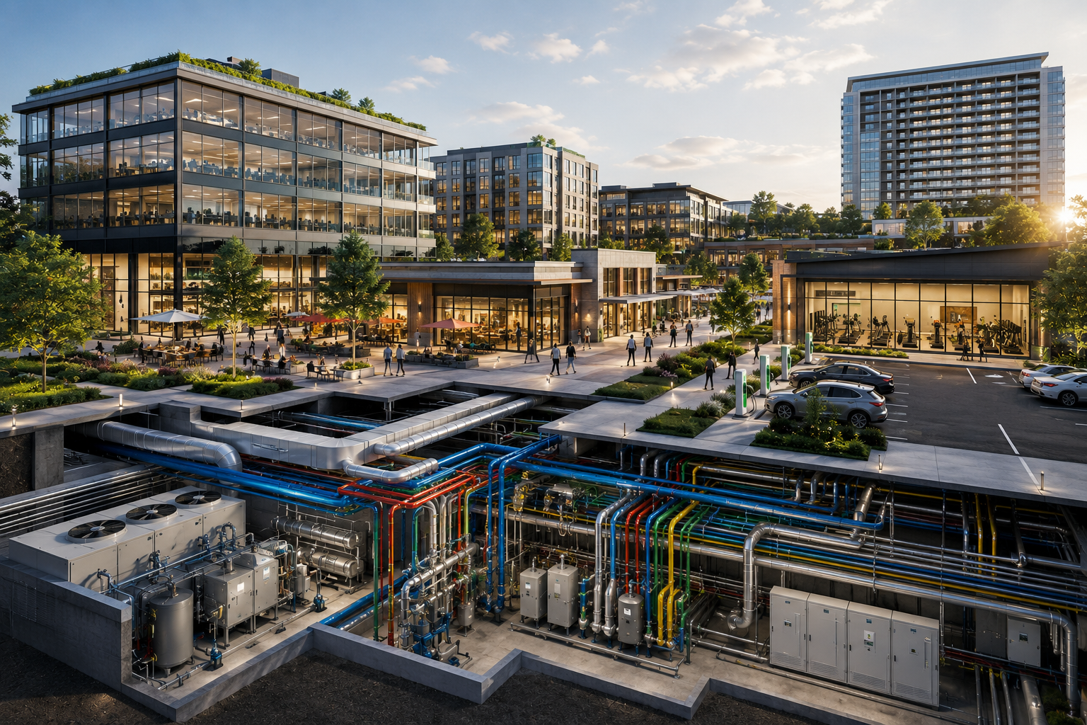 Engineering for Mixed Commercial Estates